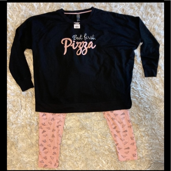 ๐๐ด ๐ด2 PIECE PIZZA PAJAMAS SET ๐ด๐ด๐NWT - Picture 3 of 12